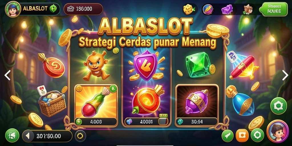 Screenshot ALBASLOT menampilkan aksi intens dalam strategi permainan.