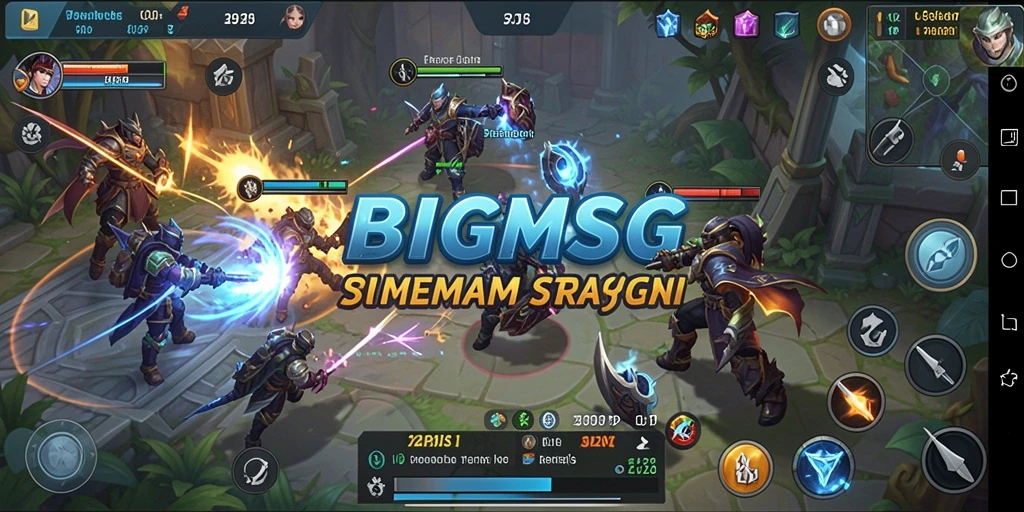 Tampilan menarik dari gameplay BIGMSG yang penuh strategi.