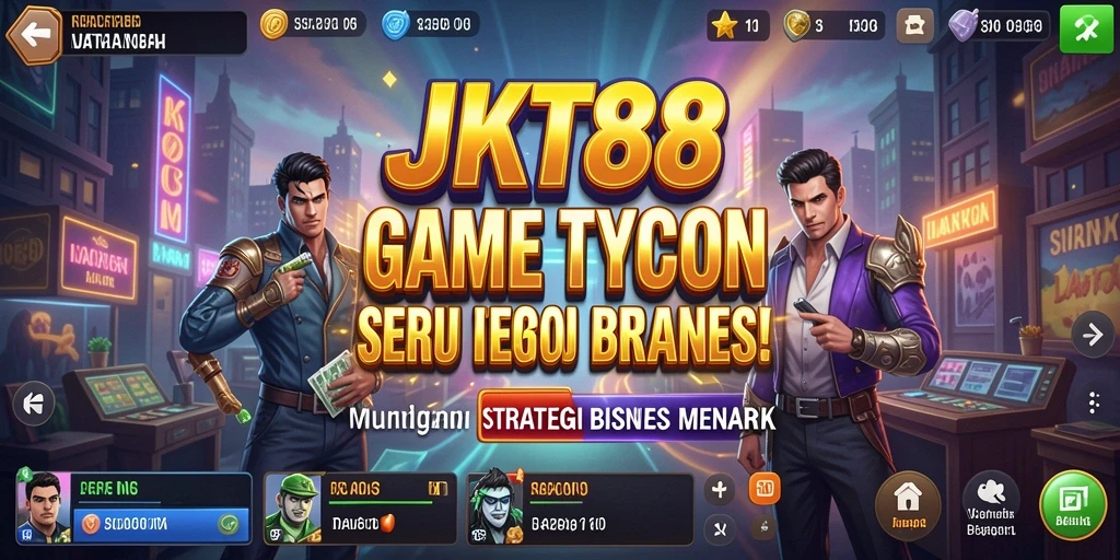 Tampilan gameplay <strong>JKT88</strong> yang menarik dan strategis dalam mengelola bisnis.