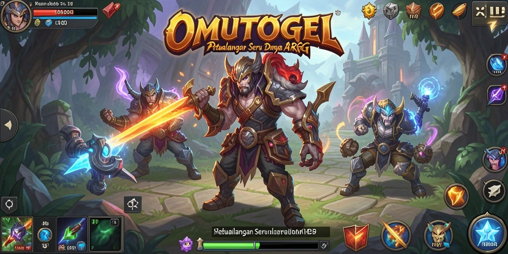 Screenshot gameplay ARPG yang menegangkan dalam OMUTOGEL.