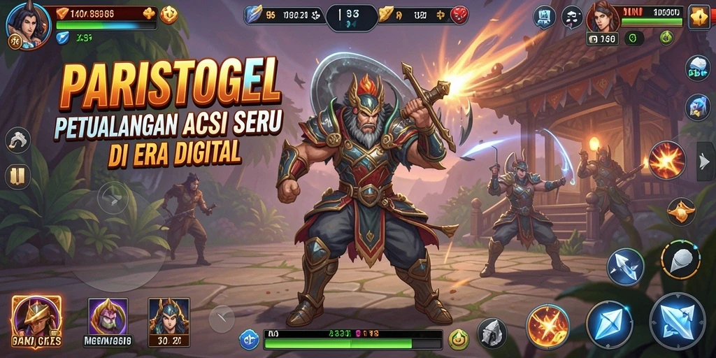 Tampilan seru dari gameplay PARISTOGEL dengan tantangan aksi menegangkan.