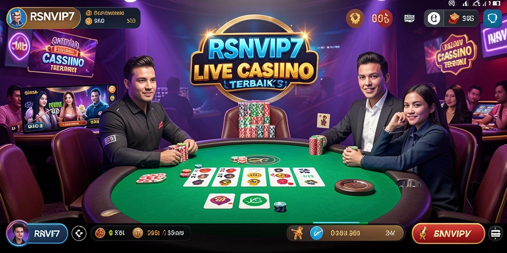Tampilan menarik dari gameplay Live Casino di RSNVIP7.